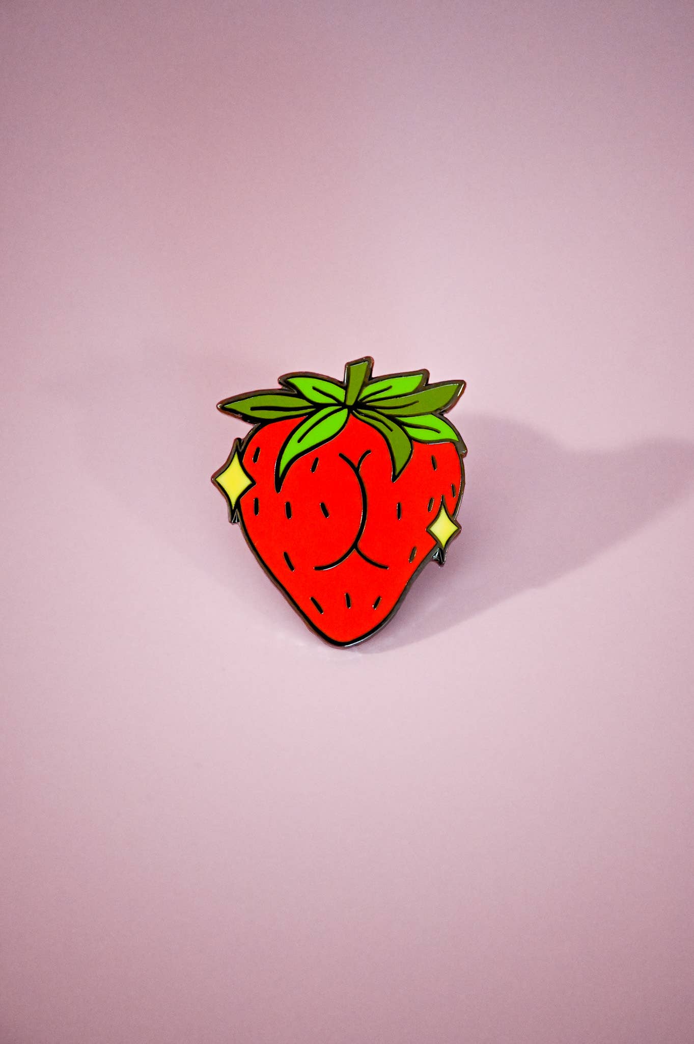 Strawbooty Hard Enamel Pin