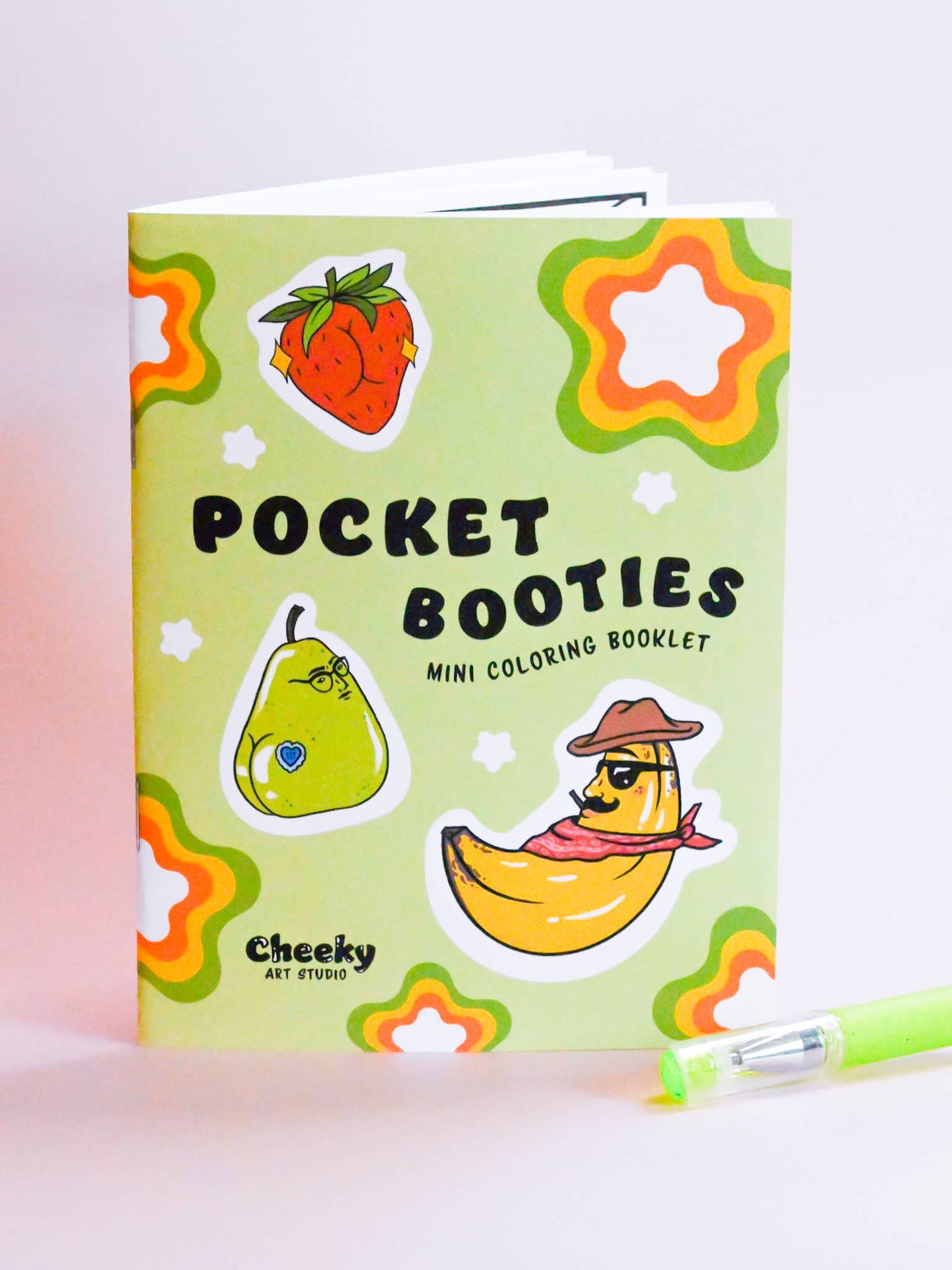 Pocket Booties Mini Coloring Booklet: With Crayons!