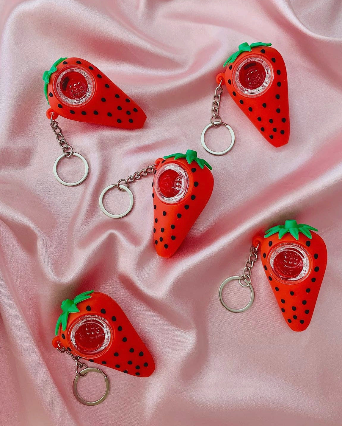 Strawberry Keychain Pipe