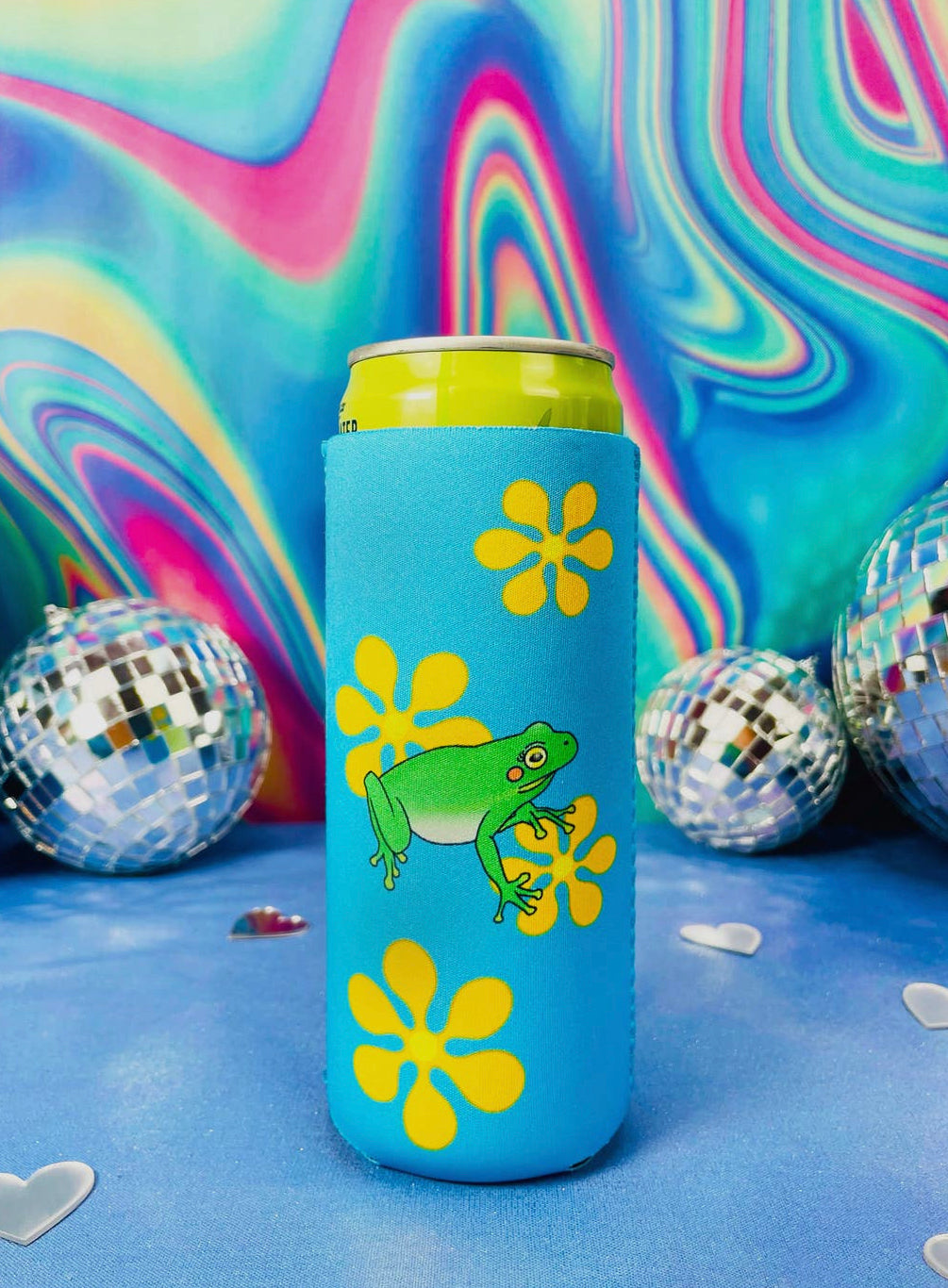 Frog Seltzer Koozie