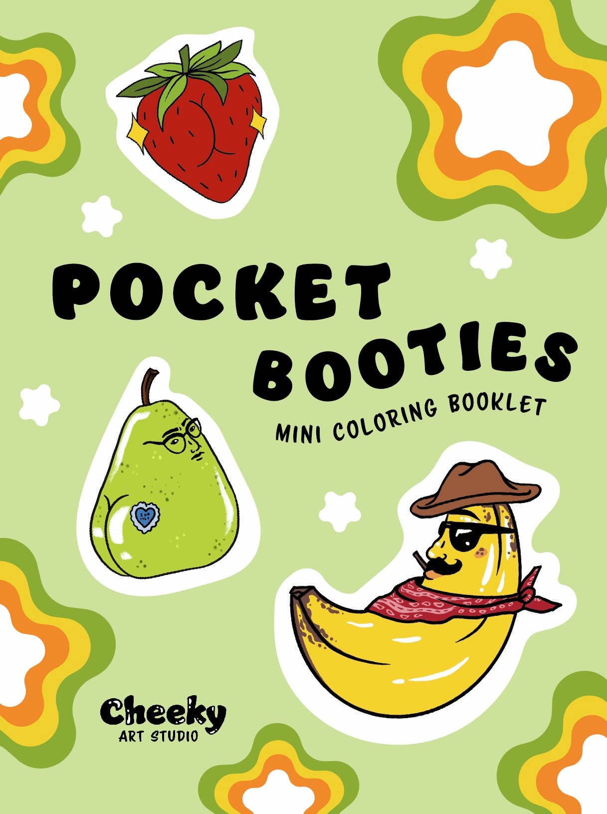 Pocket Booties Mini Coloring Booklet: With Crayons!