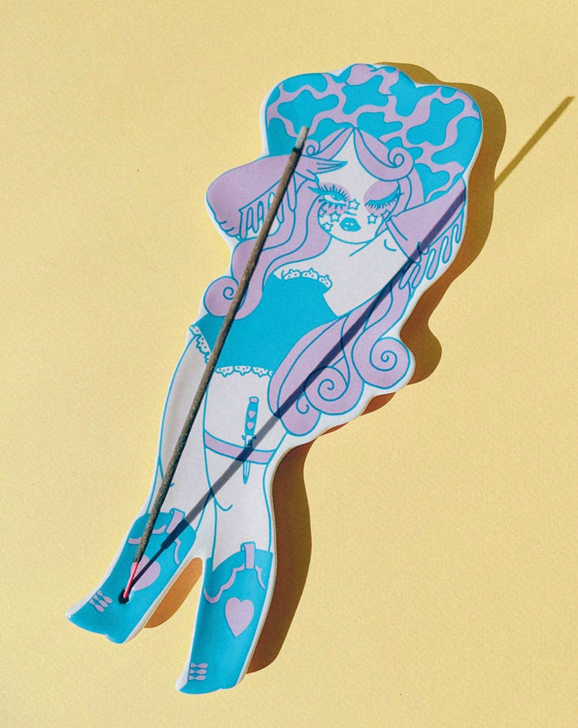 Cowgirl Incense Holder