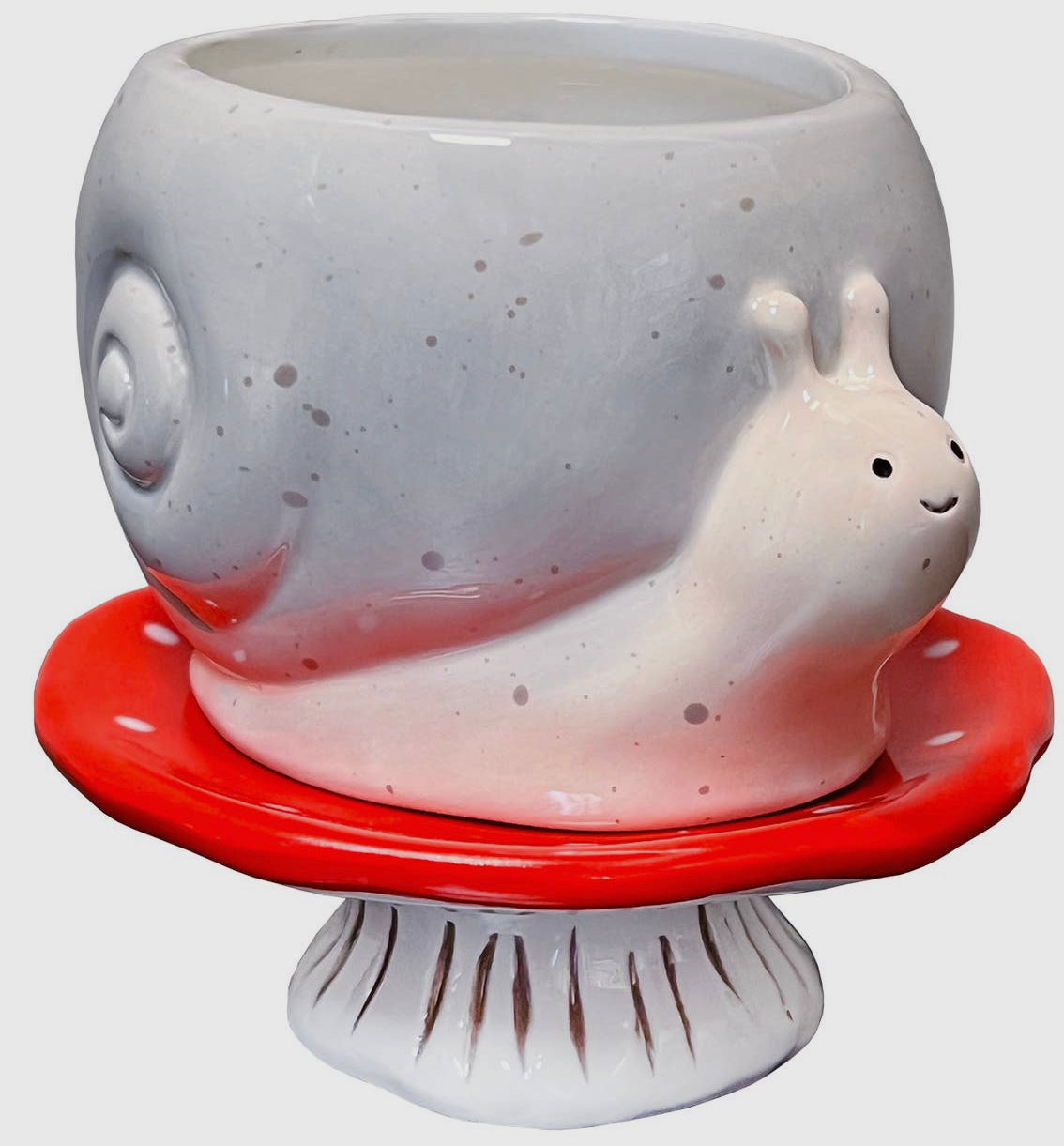 Snail & Mushroom Footsie Planter