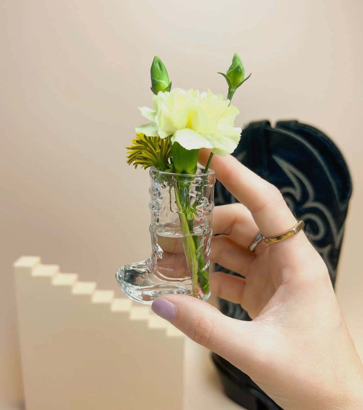 Cowboy Boot Shot Glass