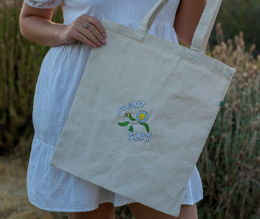 Recycled Plant Slut Tote Bag