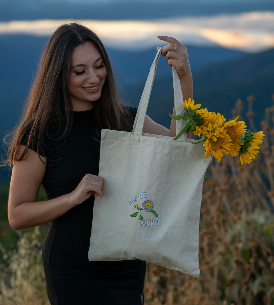 Recycled Plant Slut Tote Bag