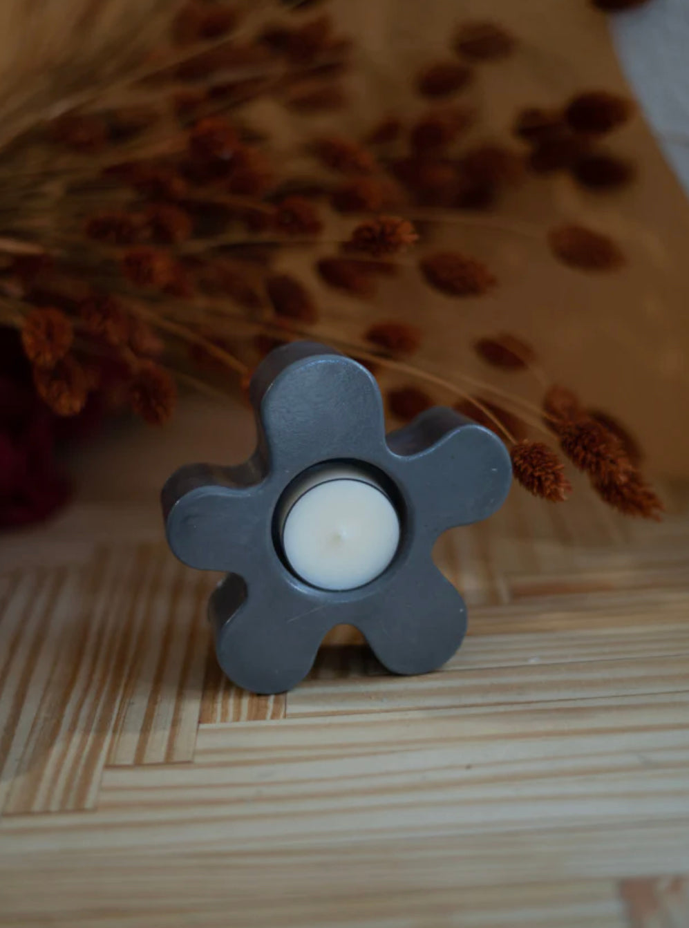 Poppy Tealight Candle Holder