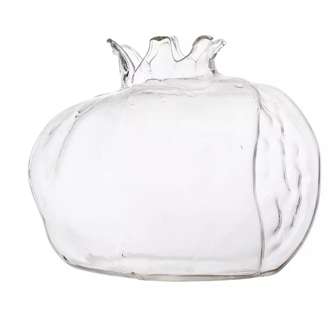 Pomegranate Glass Jar