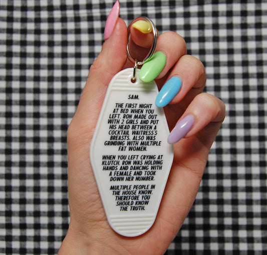 Motel Keychains