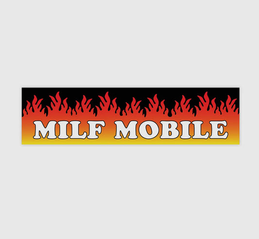 MILF Mobile Bumper Sticker